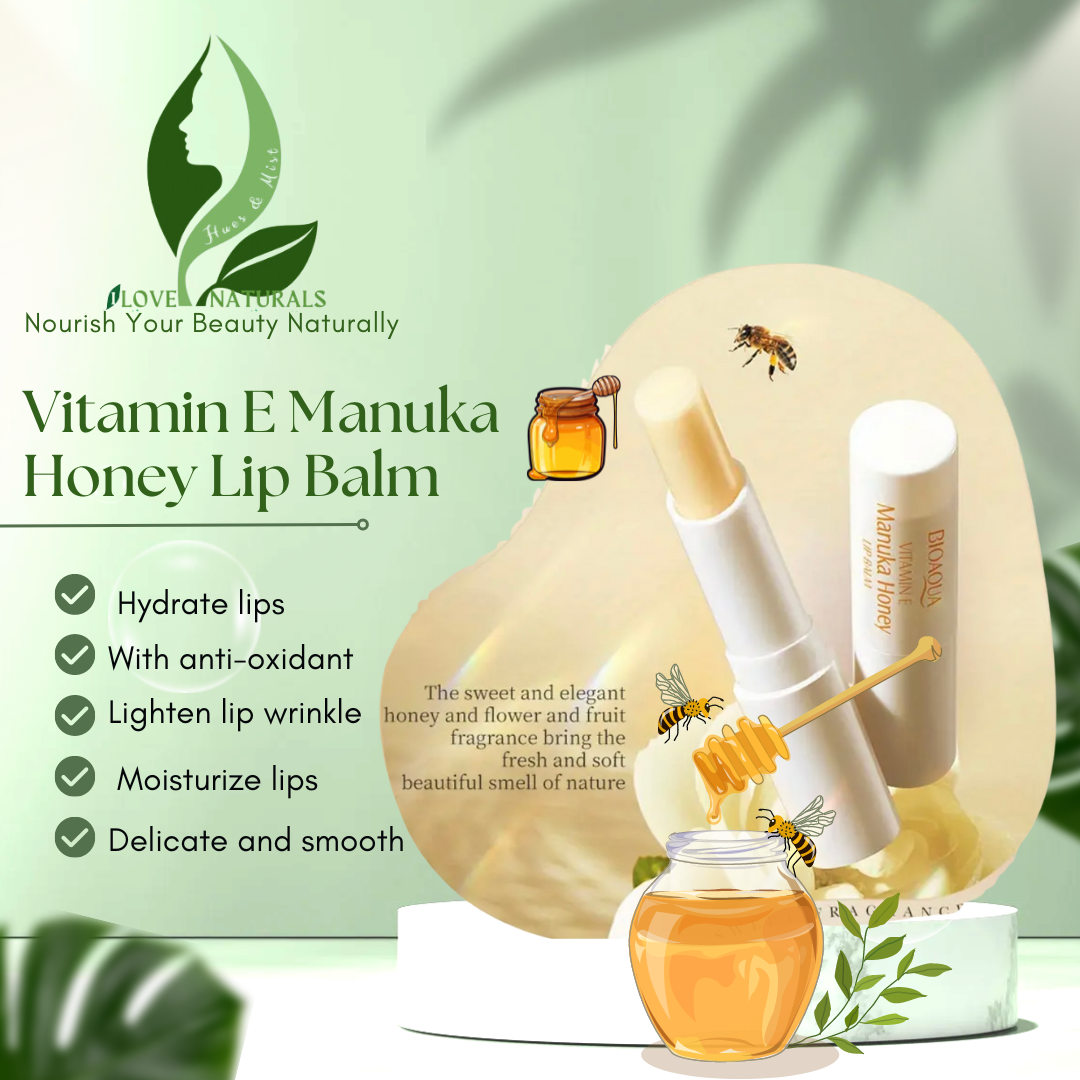 Embrace Nature's Kiss with ILove Naturals Organic Vitamin E Manuka Honey Lip Balm